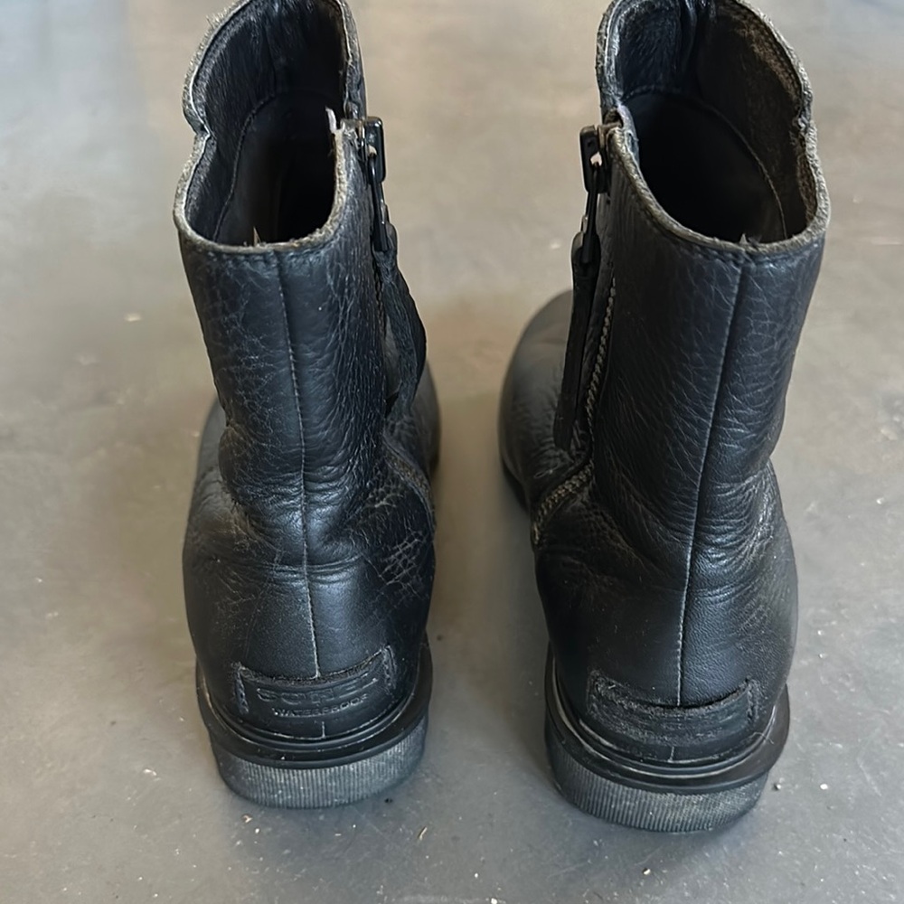 Sorel Black Leather Emilie Boots - Picture 5 of 5